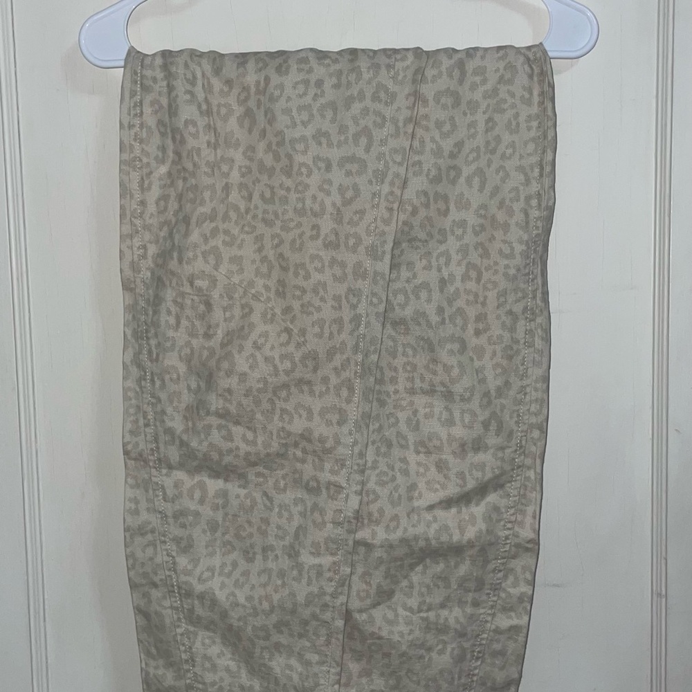 Leopard Print Tan pants